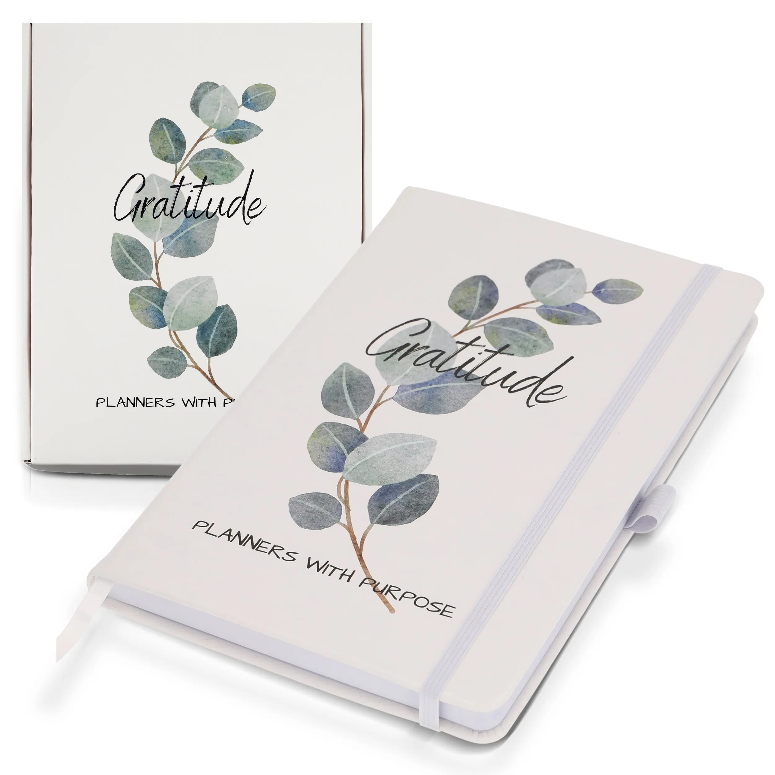 Planners with Purpose 5 Minute Daily Gratitude Journal for Women Eco Friendly Hardcover Vegan with Prompts for Happiness & Self Care 2025