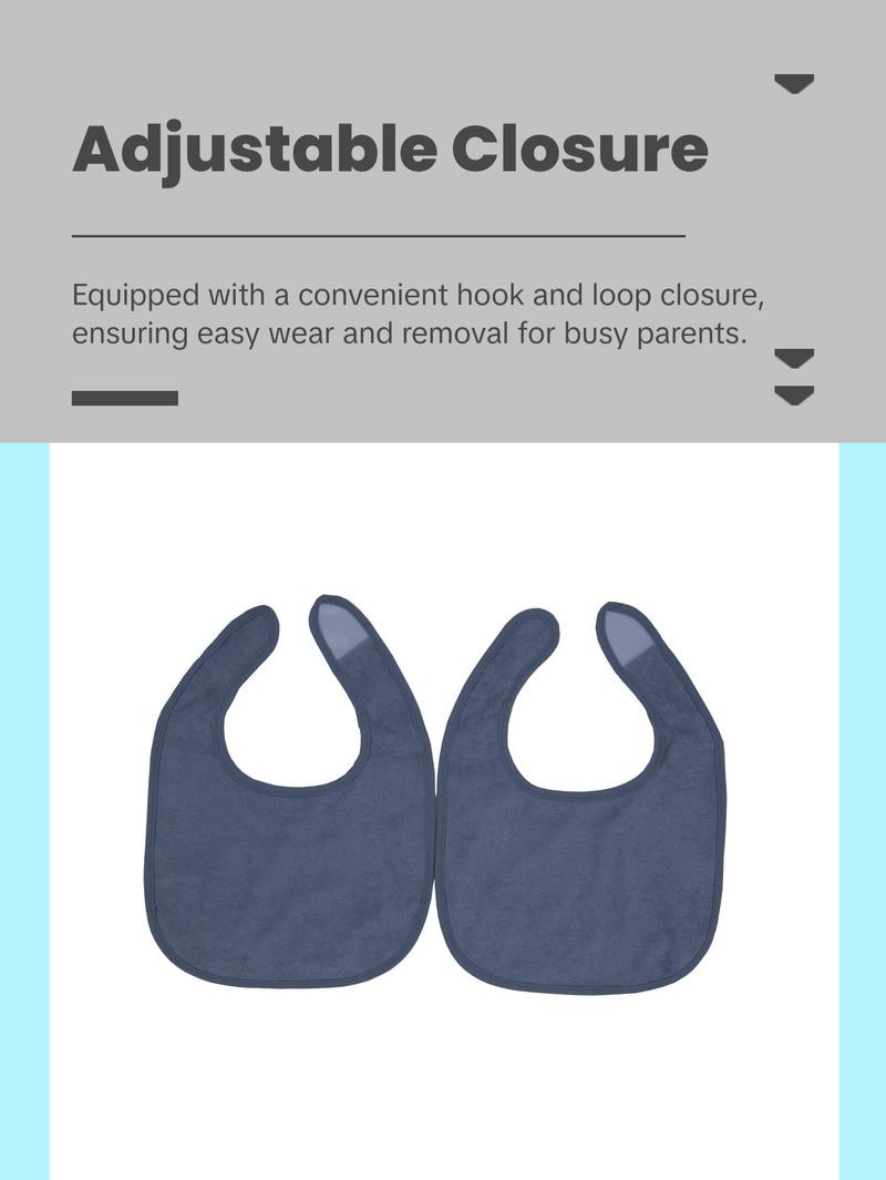 Primo Passi 10Pk Neutral Bibs for Baby - Stay Dry