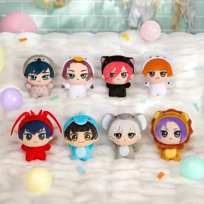 ​​Blue Lock ​​Animal​​ NuiNui Plush Doll Set (Nagi Seishiro, Bachira Meguru) with Costume Change Feature​ Keychain Pendan