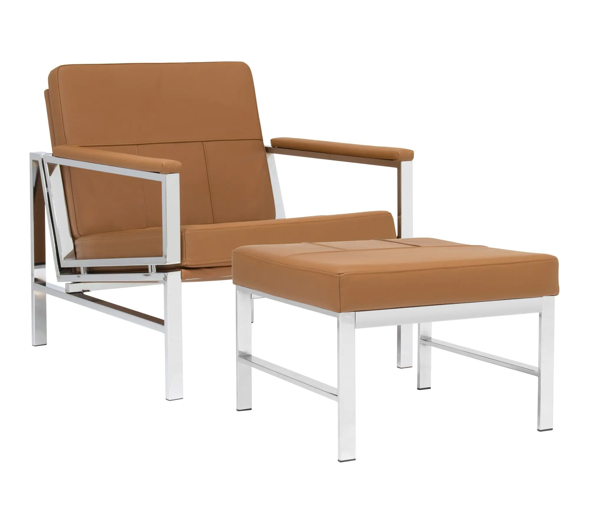 Studio Designs Home Atlas Signature Genuine Leather Chair Set