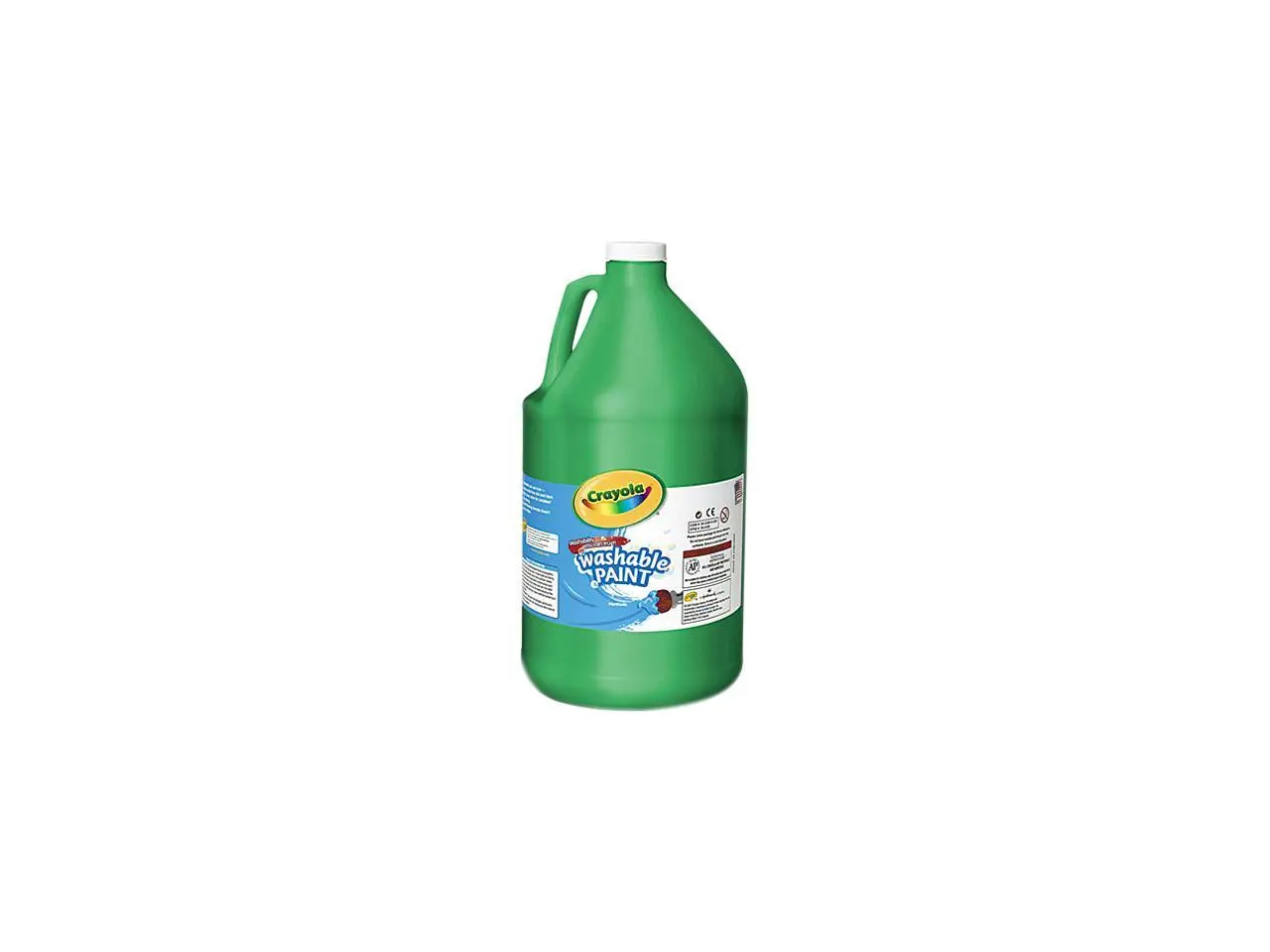 Crayola 1 Gallon Washable Paint - 1 gal - 1 Each - Green Crayola 1 Gallon Washable Paint - 1 gal - 1 Each - Green