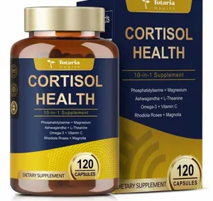 Cortisol Supplement with Ashwagandha,Magnesium,Rhodiola Rosea,L Theanine,Hormone Balance for Women 120 Vegan Capsules
