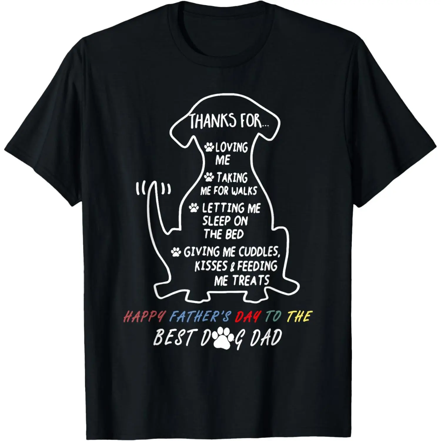 Happy Father's Day Best Dog Dad T-Shirt