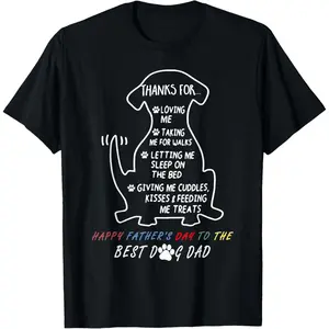 Happy Father's Day Best Dog Dad T-Shirt