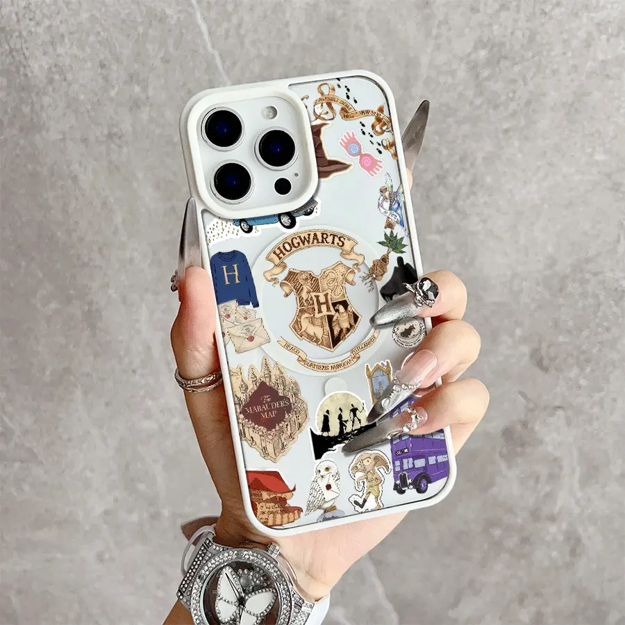 Magic City Aesthetic Magnetic Snap Smartphone Case - Shockproof, Slim Protective Cover for iPhone 17/16 Pro Max, 15 Pro, 14, 13, 12 Mini, 11, XR, XS Plus, SE - Compatible with Handheld Cellphone Devices (Wireless-Friendly)