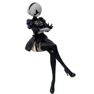 SEGA 15Cm Anime Original Nier:automata Ver1.1A 2B Yorha No. 2 Type B Premium Chokonose Figure PVC Model Collectible Toys