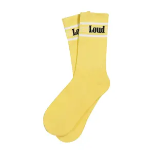 RL Stripe Pale Yellow Socks
