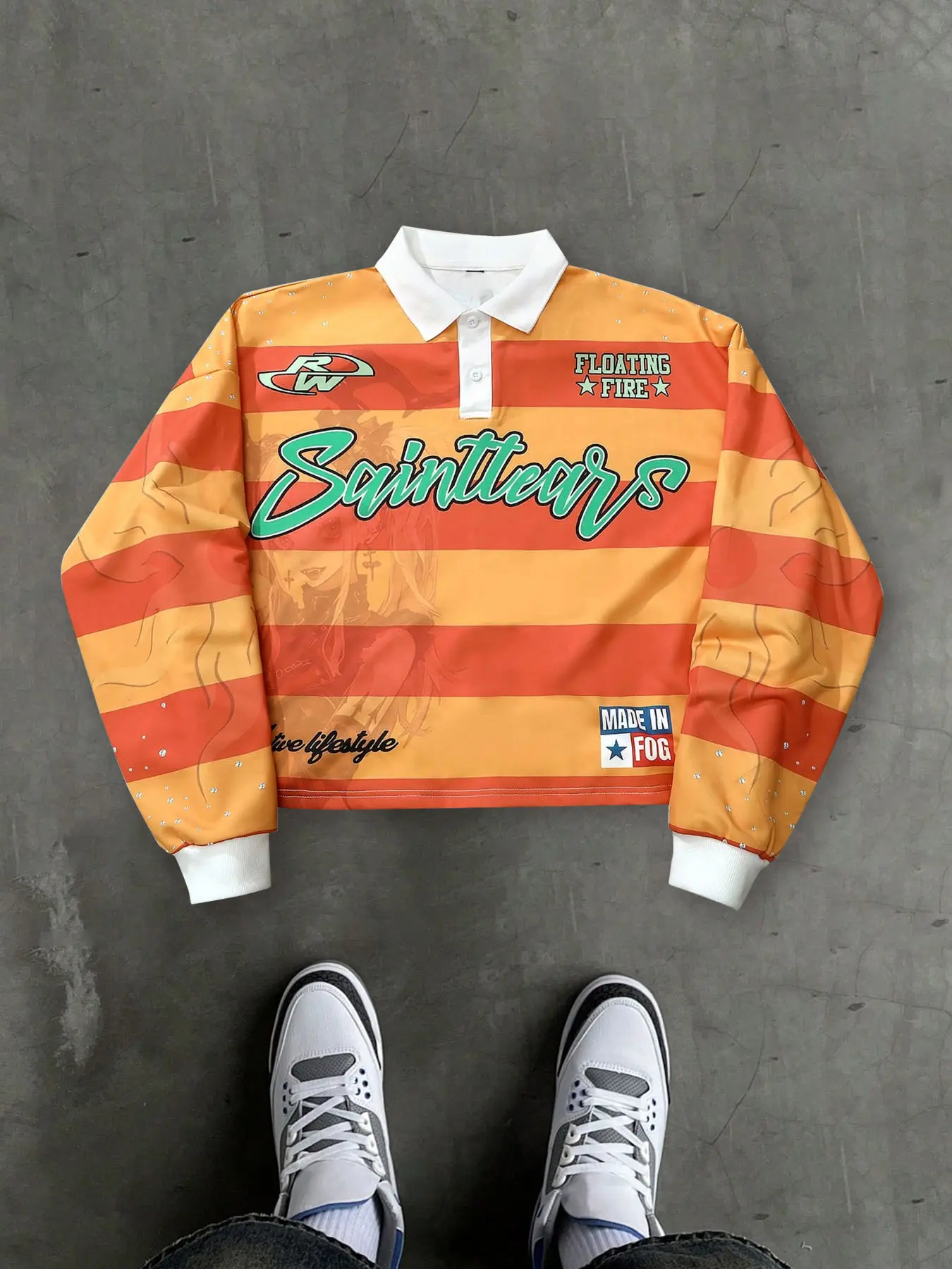 Orange Yellow Colorblock