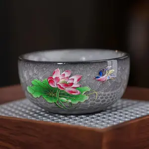Ice cracked lotus color changing cup