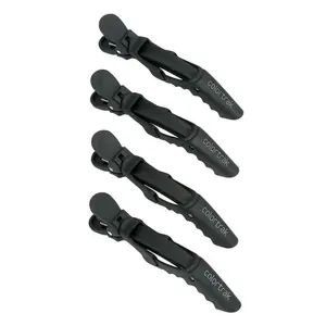Colortrak Rubberized Croc Clips - Black