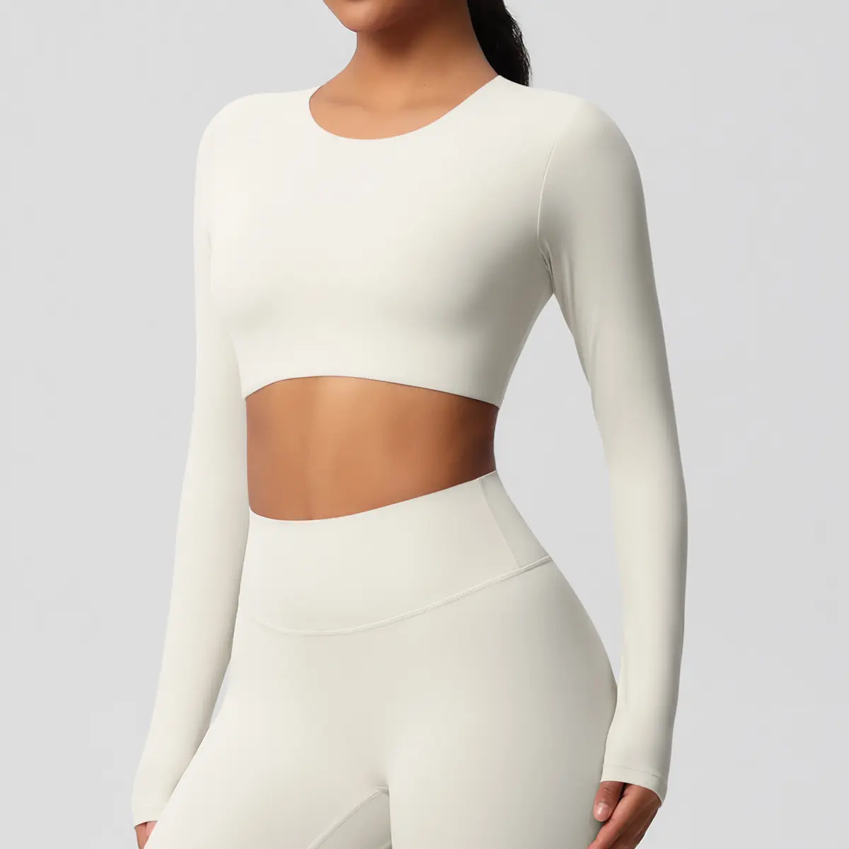 7104 long sleeved   light ivory