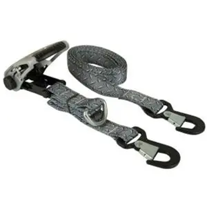 212 MAIN Full-Size Ratchet Tie-Down Strap, K29-47350 Model, 8 x 1.25 in. Dimensions, Equipped with Snap Hooks