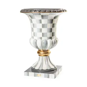 MacKenzie Childs Pedestal Urn
