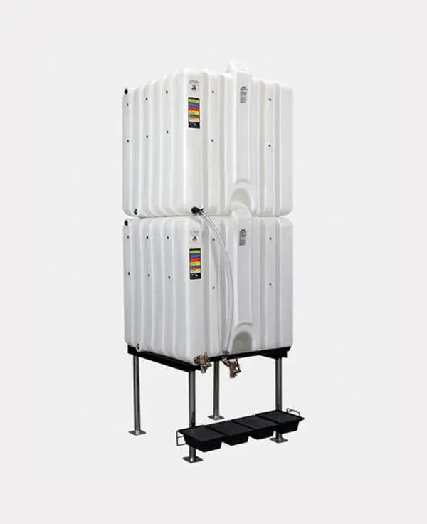 Rhino Tuff Tanks RTT-6880-NV 180/180 GALLON GRAVITY FEED TANK PACKAGE