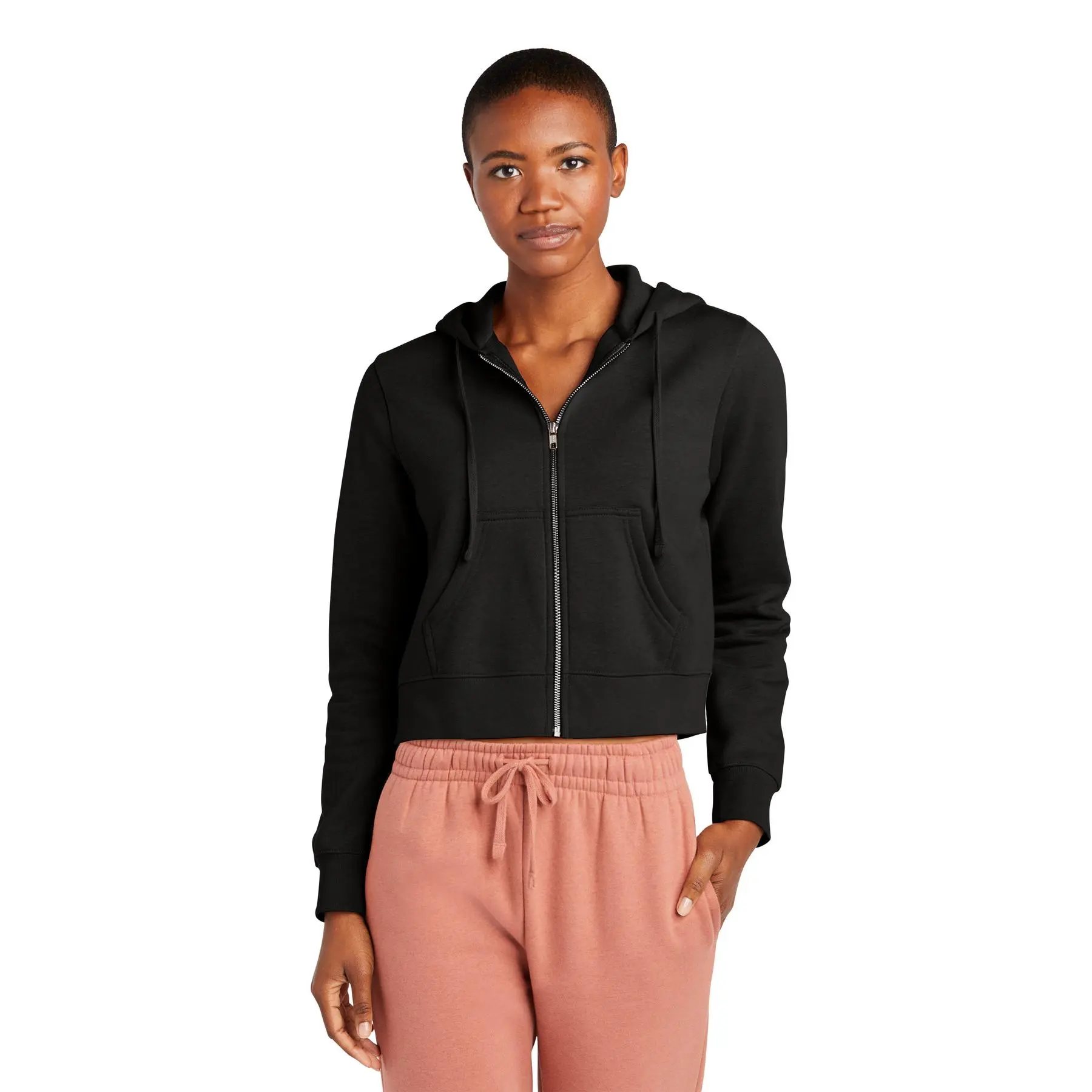 District Women's V.I.T. Fleece Full-Zip Hoodie DT6103