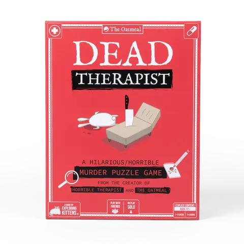 Dead Therapist: A cartoon murder mystery experience for 1-99 players ages 17+
