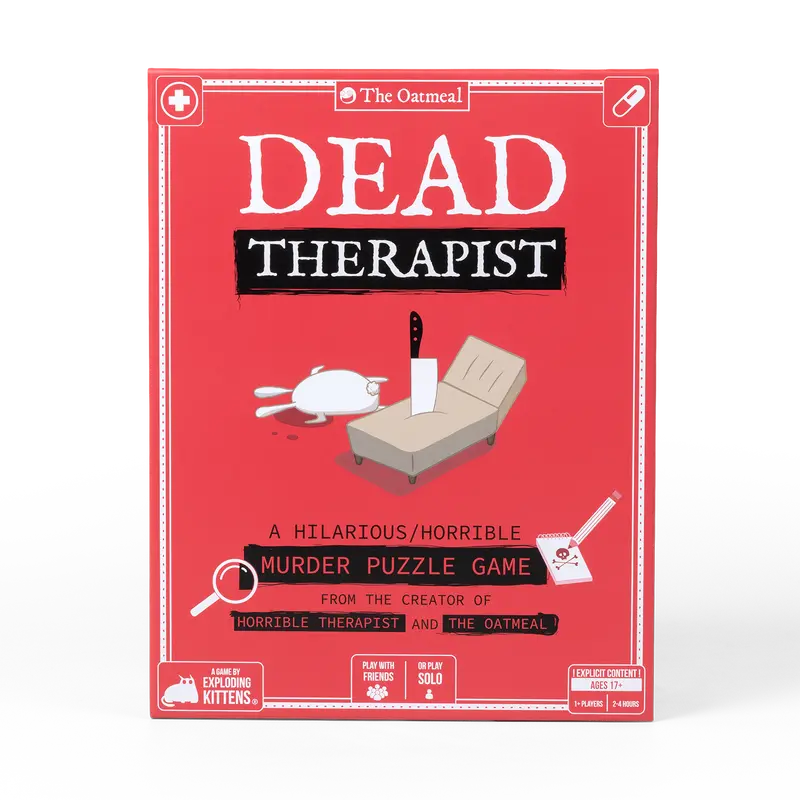 Dead Therapist: A cartoon murder mystery experience for 1-99 players ages 17+