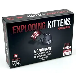 Exploding Kittens Game Card Set, Family Gathering Game Cards, Fun and Interactive Card Games, Perfect for Parties and Events