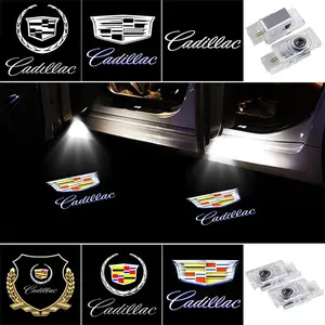 Cadillac LED Welcome Projector Light for Ats-L Xts Srx Iq, Infrared Sensor No-Damage Installation, Custom Upgrades for Your Vehicle, Led Step Lights, Led Door Light, Welcome Courtesy Light