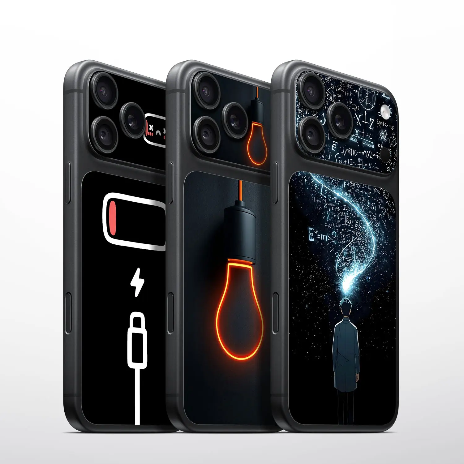 Vinyl Wrap - Tech Energy Science Camera Skin Kit for iPhone 18 17pro/proMax Full body Back Cover Decal Skin Colorful Rear Protective Sticker