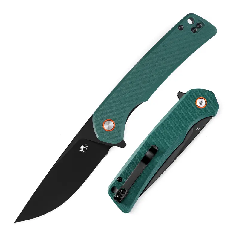 Black Drop Point, Green G10