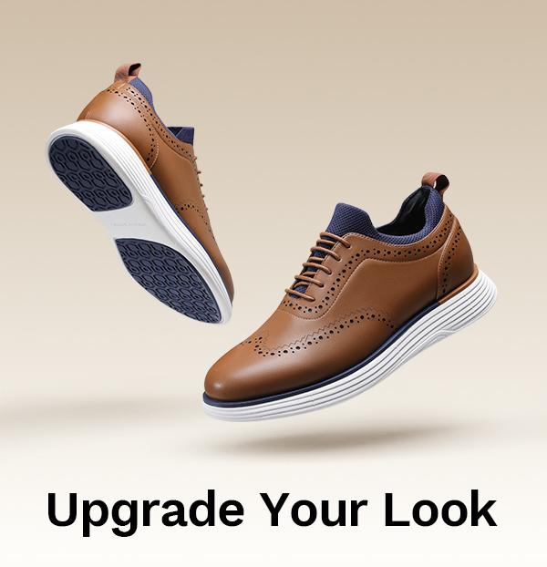BRUNO MARC Men's Shoes, MaxFlex Oxford Dress Sneakers with Arch Support and Non-Slip Sole for Casual to Formal, Workday to Weekend Wear, Business Style Shoes