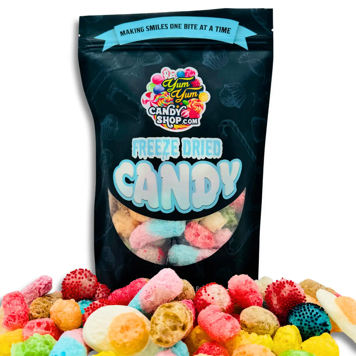Freeze Dried Not So Gummy Mix Freeze Dried Candy Mixture 7oz Bag Sweet Snack Variety Sour Candies gummies