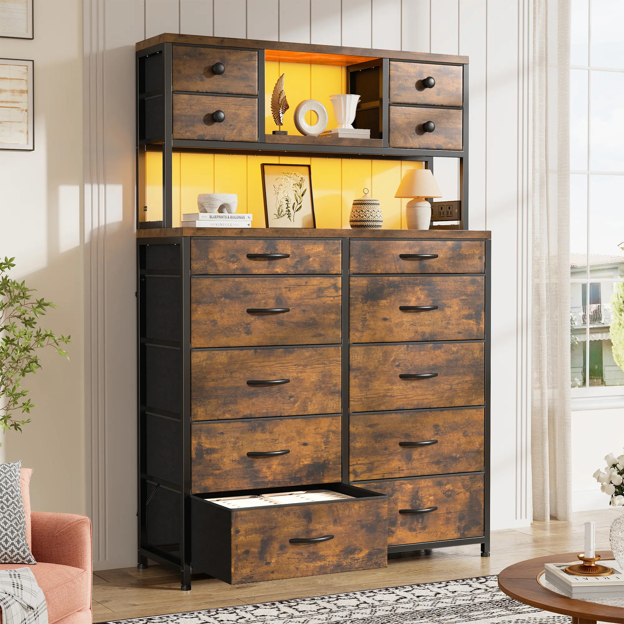 Brown-14 Drawer