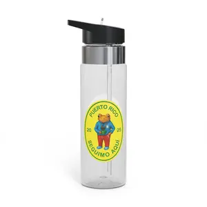 Puerto Rico Sport Bottle, 20oz Tritan Water Bottle, Travel Drink Container, Fitness Hydration Gear, Eco-Friendly Gift
