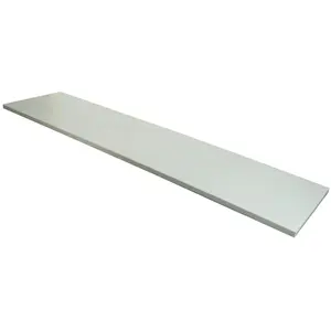 Econoco PW-1248WH 12 in. x 48 in. Melamine Shelf, White, Shelves
