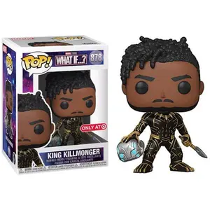 Funko Pop! King Killmonger What If...? 878 - Target Exclusive Vinyl Figure in PopShield Protector