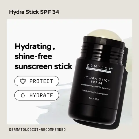 DRMTLGY Hydra Stick SPF 34 1oz Water-Resistant for up to 40 Minutes