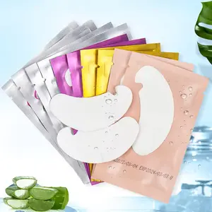 50 Pairs Eyelash Extension Lower Eye Cushions, Hypoallergenic Ultra-Thin Collagen Gel, Beauty Tool for Salon & Home Use Pads