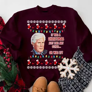 True Crime Ugly Christmas Sweatshirt, Keith Morrison Sweater, Funny Christmas Sweatshirt, Movie Ugly Christmas Sweaters Classic Prints