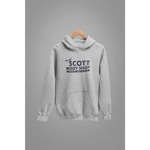 Tree Hill Body Shop Hoodie with Pocket, Vintage Small Town Garage Style Pocket