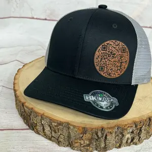 Show me your bu**hole QR Code hat - funny leather patch SnapBack trucker hat
