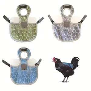 Waterproof Transparent Wings Chicken Harness Apron, Pet Protection Vest, Warm Chicken Duck Vest, Chicken Back Vest for Pets