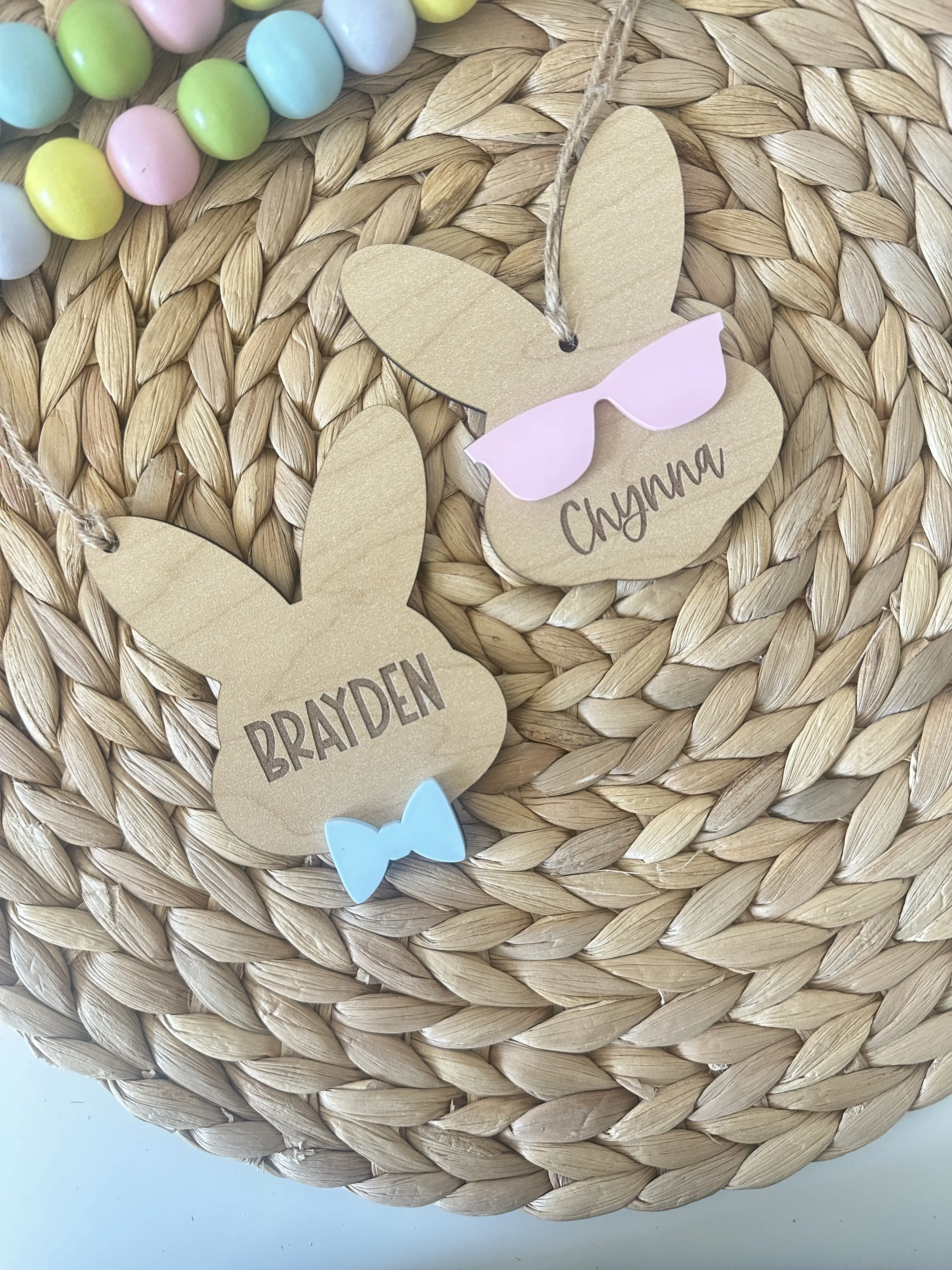 Personalized Easter Basket Tag