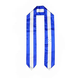 Honduras Flag Graduation Stole, Sash, Honduran, Scarf, Gift, Students, High Quality, School, College, Scarves, Adults, Men and Women, Satin