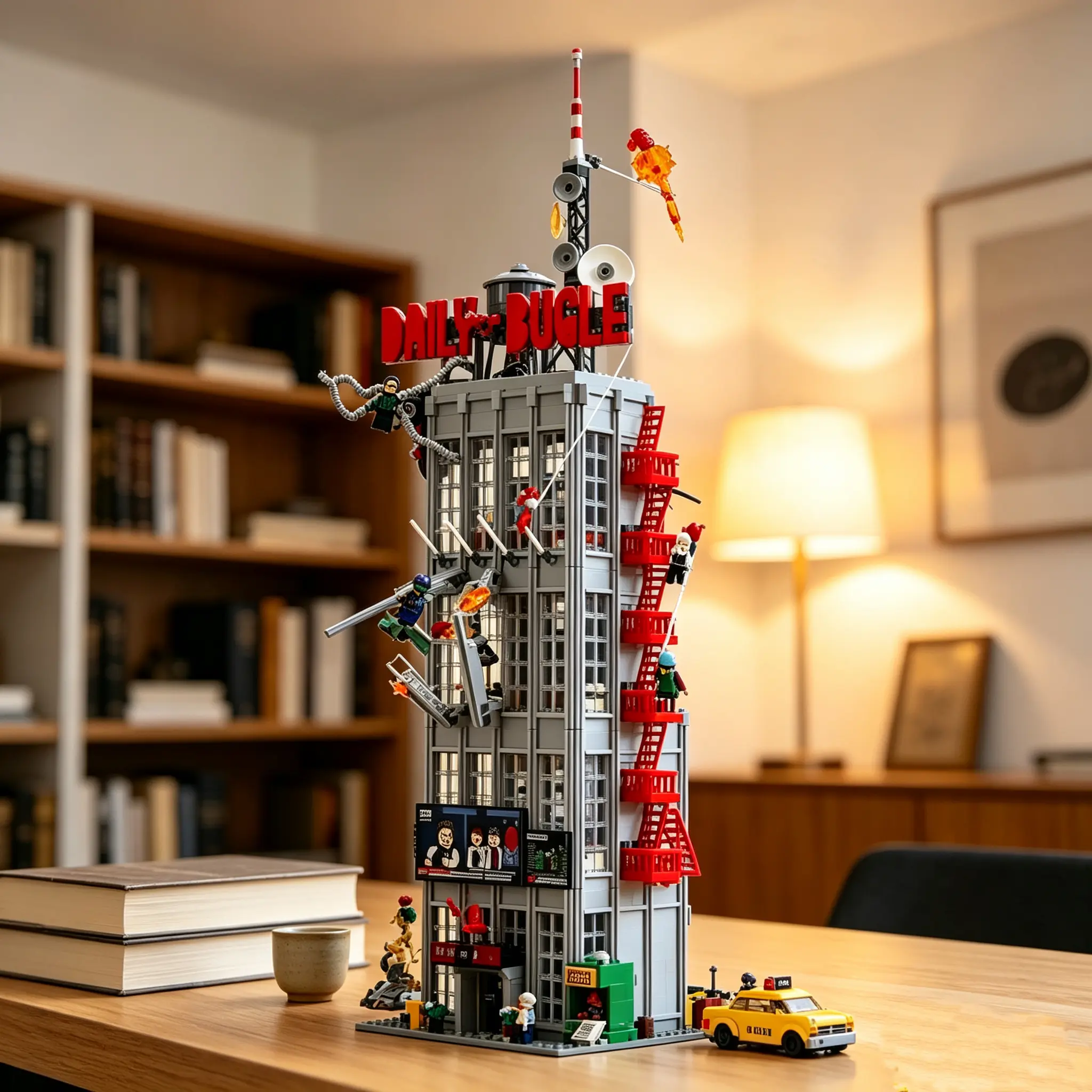 32 Inches Building Toy - Pretend Play Set with 25 Minifigs, Building Set for Boys & Girls, Ages 14+ - Gift Idea for Birthdays