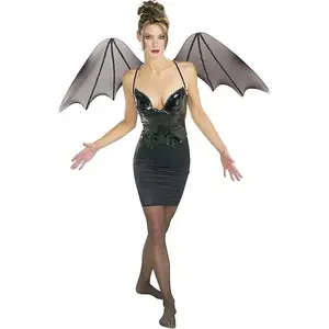 Bat Wings - Chiffon - Black - Dark Angel - Demon - Costume Accessory