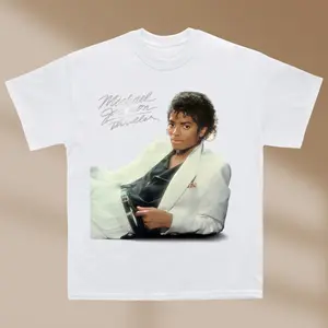 Thriller Album T-Shirt, Michael Jackson Shirt, King Of Pop Merch, MJ Tour Shirt