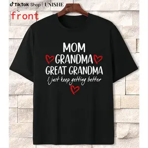 Grandma Gift Tee – Soft Cotton Shirt from Loving Grandkids and Mom