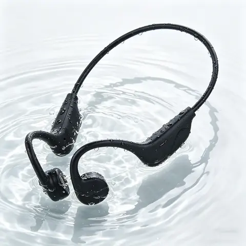 Bone Conduction Wireless Earbuds, IPX5 Waterproof, Bluetooth 5.3, Open-Back Design, Lightweight Sports Headphone, Open Earheadphones, Open Ear Audio, Gym Headphones