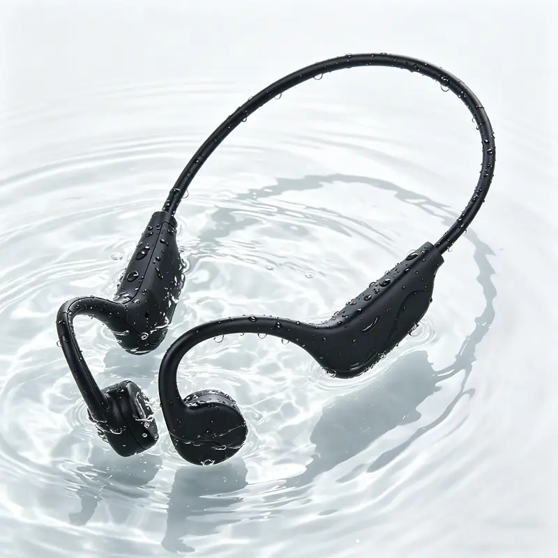 Bone Conduction Wireless Earbuds, IPX5 Waterproof, Bluetooth 5.3, Open-Back Design, Lightweight Sports Headphone, Open Earheadphones, Open Ear Audio, Gym Headphones