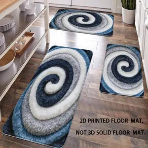 [Popular Choice]1PC, bathroom decoration, bathroom floor mats, bathroom anti-slip mats, kitchen floor mats, bathroom sets, home decoration, abstract pattern floor mats, cute theme decoration.