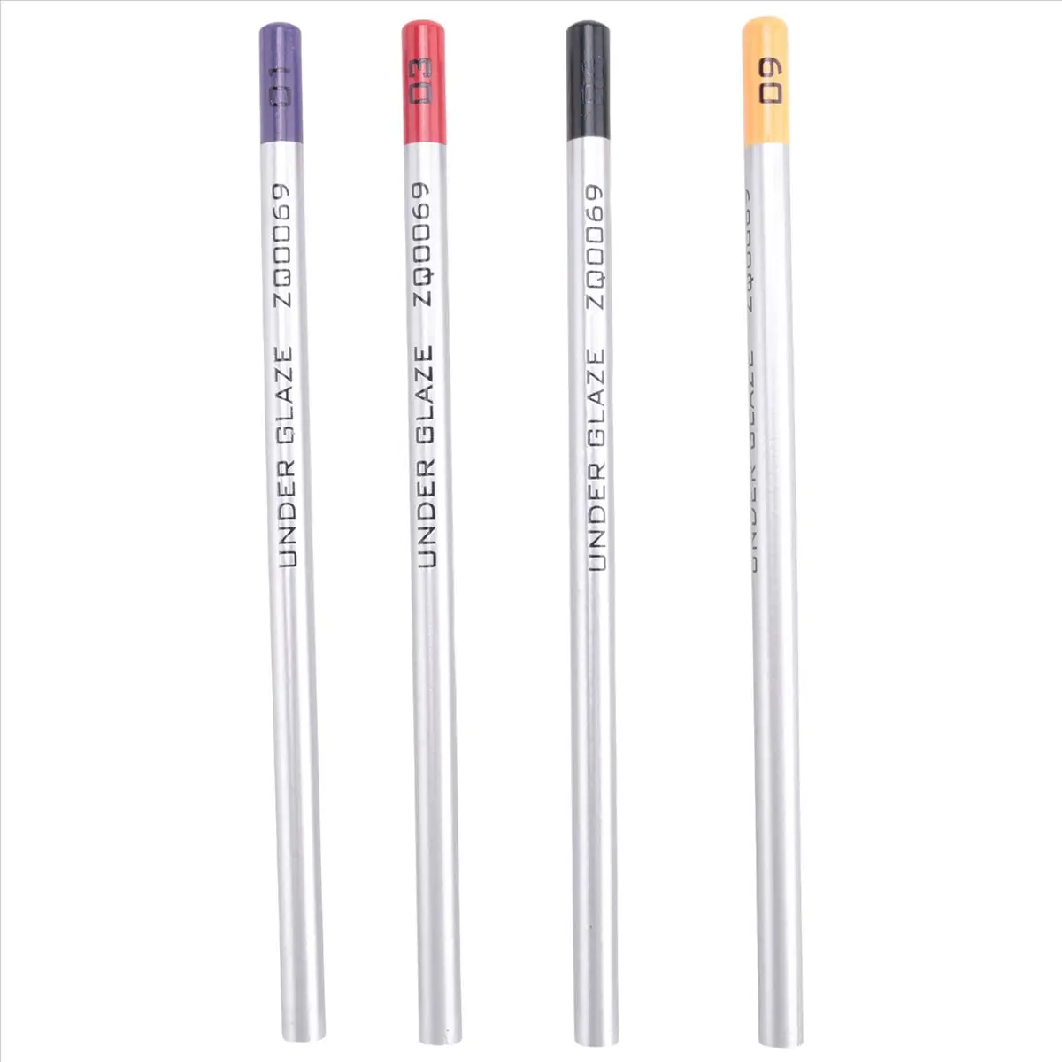 4Pcs Underglaze Pencils, Underglaze Pencils for Pottery,Underglaze Pencil Precision Underglaze Pencil for Pottery A
