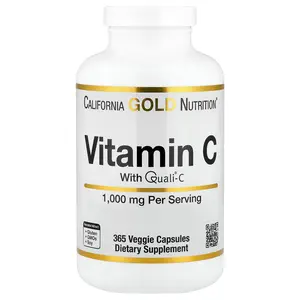 California Gold Nutrition Vitamin C, Quali®-C, 1,000 mg, 365 Veggie Capsules