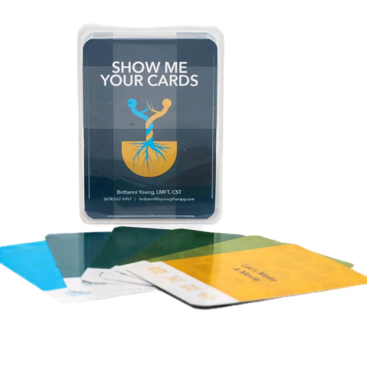 Show Me Your Cards Connection Deck for Growing Intimacy in Relationships Educational Gift Set