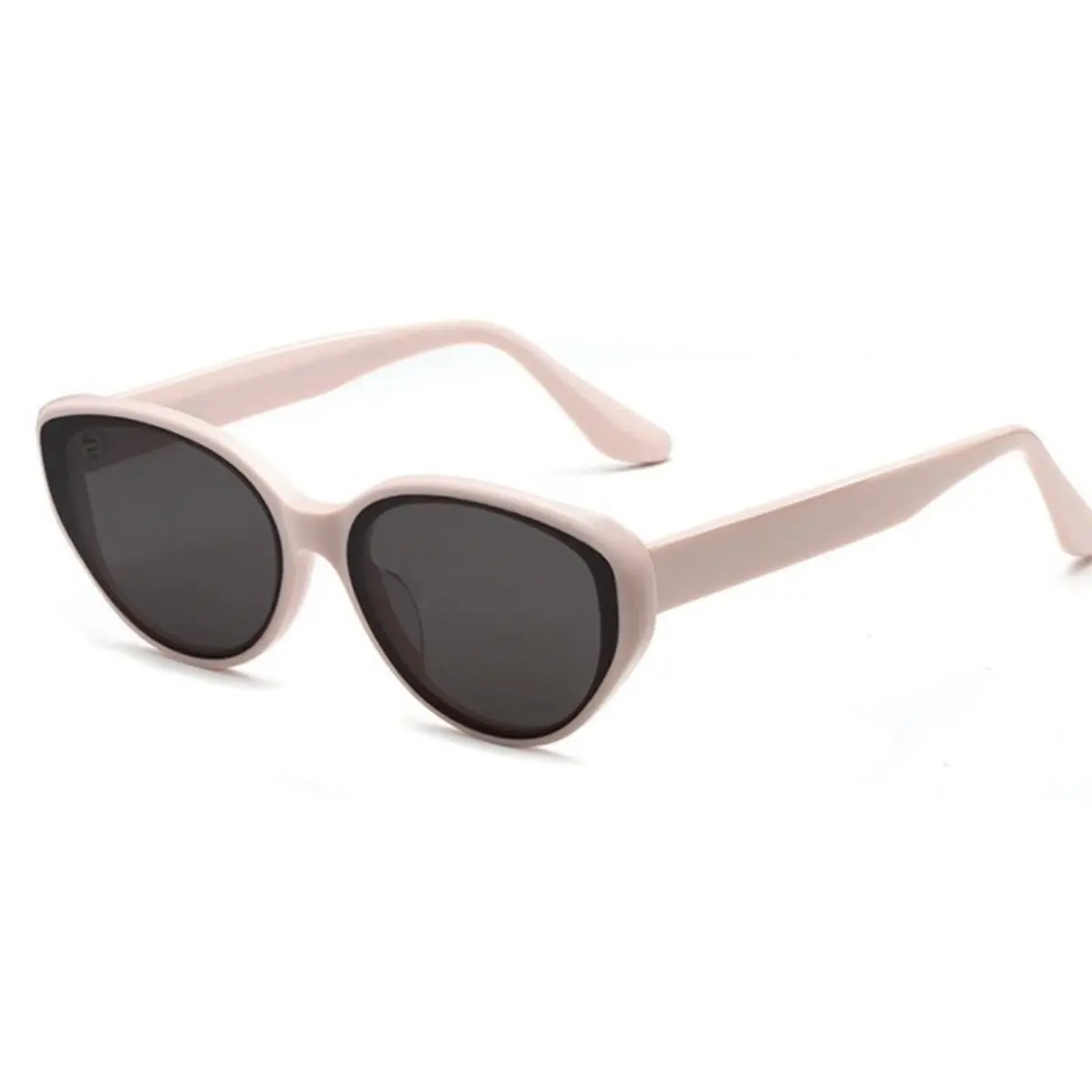 Cat Eye Sunglasses for Women & Men - UV Protection, Trendy Vacation Commuter Small Frame Outdoor Sports Sun Glasses with Pink Frame